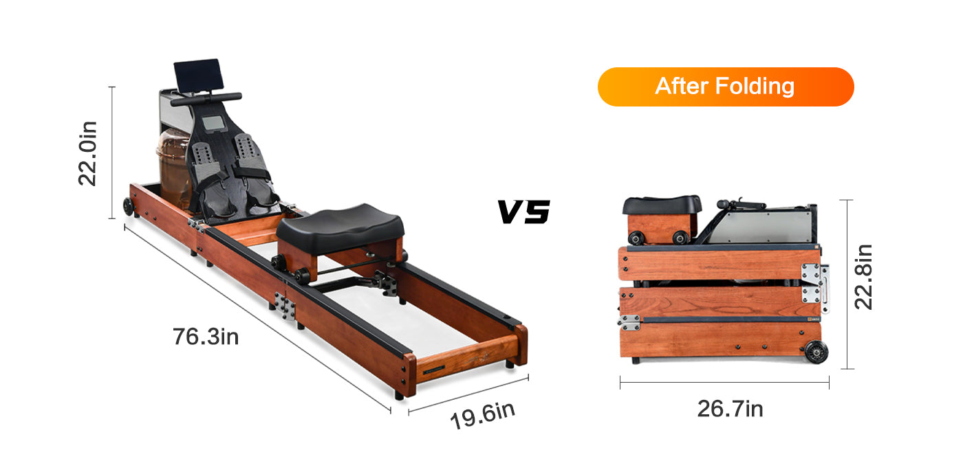 Walkingpad_KingSmith_WR1_Foldable_Water_Rowing_Machine